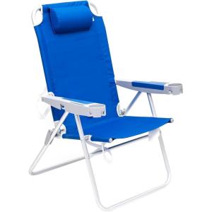 image:imageSunnyFeel Folding Beach Chair High Back Lightweight