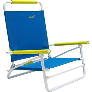 image:imageSunnyFeel Low Folding Beach Chair for Adults Lightweight Beach Chair Portable Camping Sand Chairs with Hard Armrest Supports 300lbs for Beach Lawn ConcertBlue